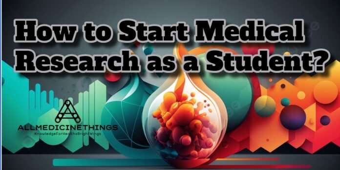 medical research as a student